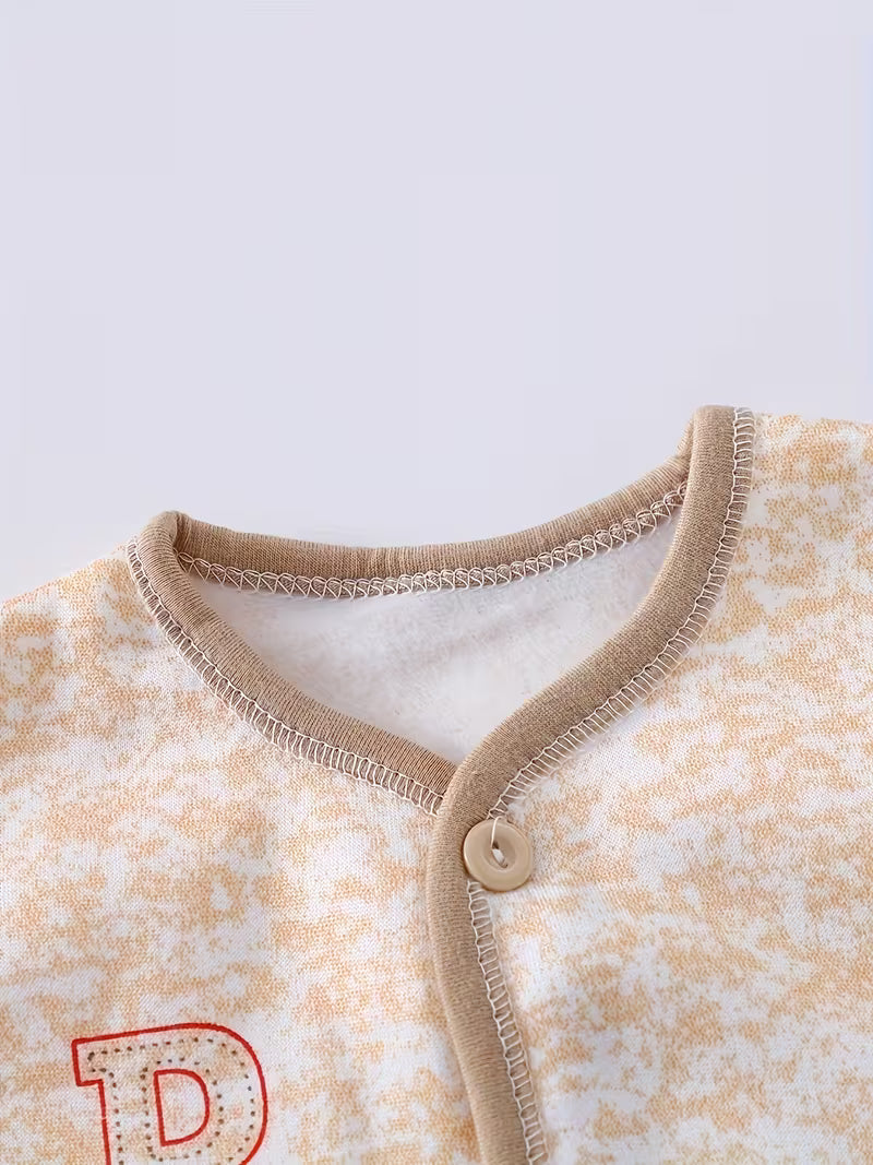 Newborn Baby 5-Piece Clothing Set – Soft & Comfortable Autumn/Winter Outfit for Boys and Girls (0–3 Months)