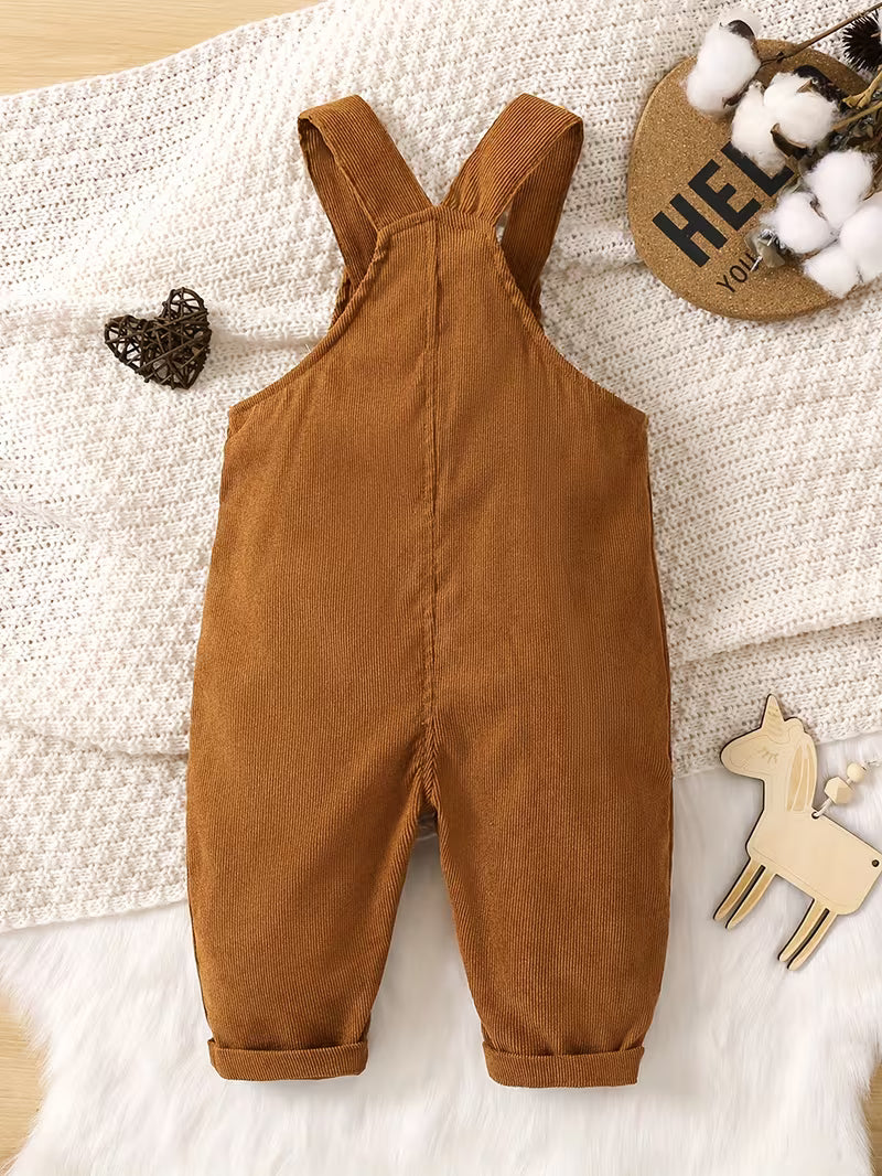 Baby Corduroy Overalls – Stylish Autumn & Winter Outfit for Boys and Girls