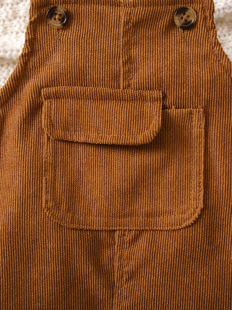 Baby Corduroy Overalls – Stylish Autumn & Winter Outfit for Boys and Girls