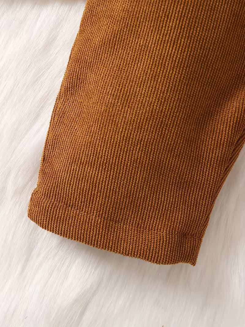 Baby Corduroy Overalls – Stylish Autumn & Winter Outfit for Boys and Girls