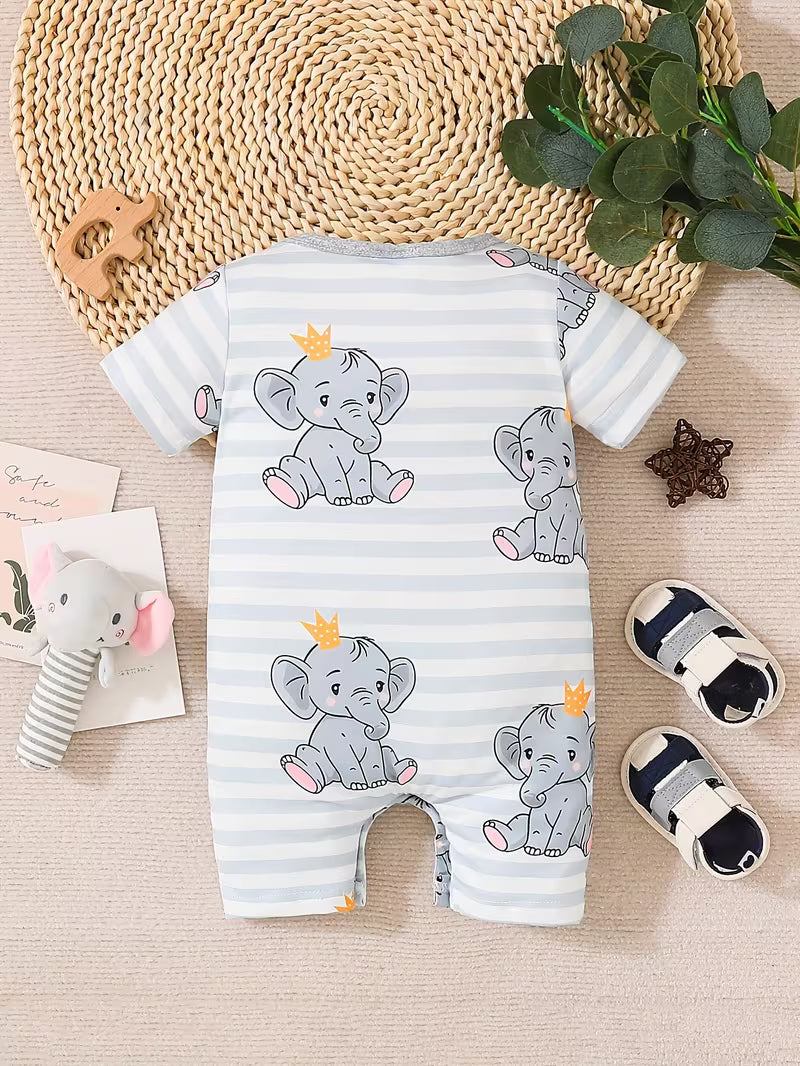 Baby Short-Sleeve Romper – Cute & Comfortable One-Piece Outfit for Boys and Girls